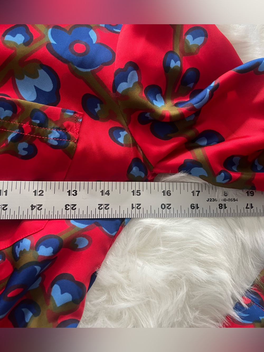 J. Crew Collection A-line Shirtdress in Lattice Floral Vintage Red size 4 - Picture 5 of 10